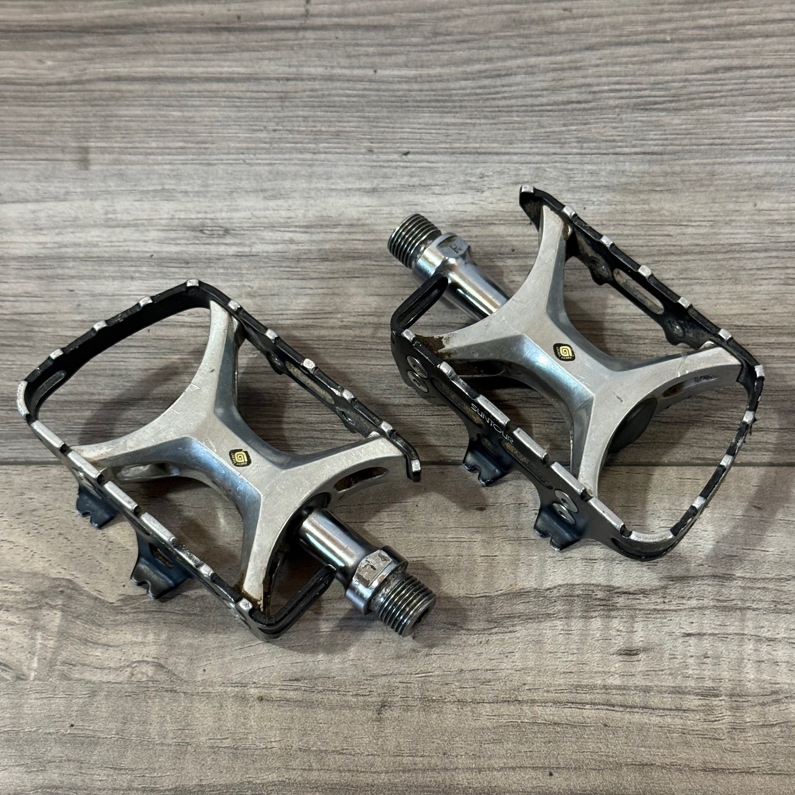 Vintage Suntour XC Pro WTB Grease Guard Pedals 9.16