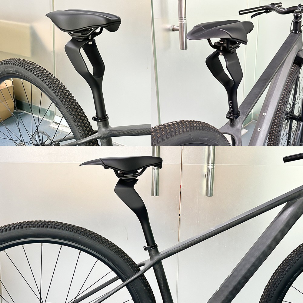 BALUGOE Full Carbon Fiber Bike Seatpost MTB Road Fixed Gear Bicycle Post