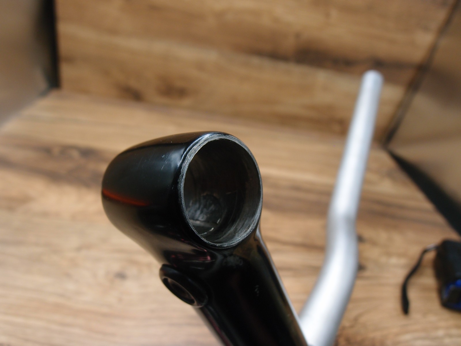 riser handlebar TiTec Hell Bent + ahead stem ZERO from Diamondback