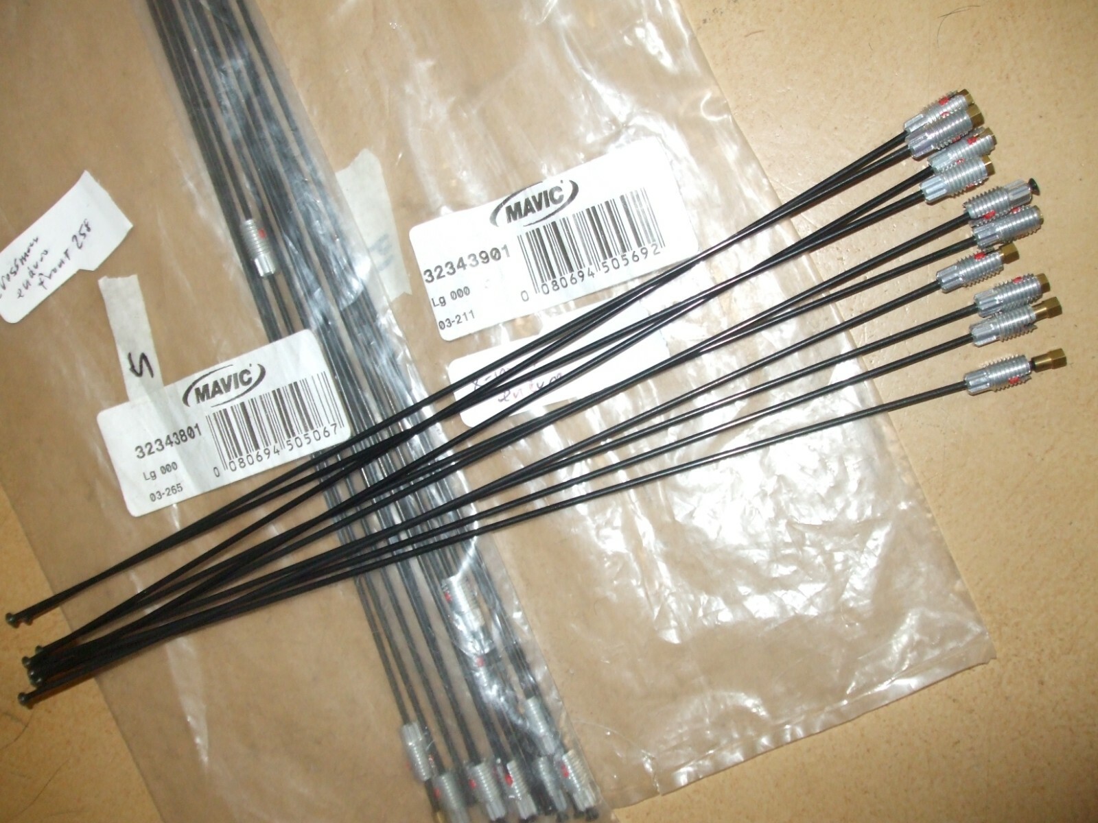 NEW – Mavic Crossmax Enduro Spokes / Black, Round