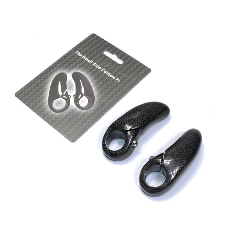 Lightweight Carbon Fiber Bar End Plugs 22.2mm for MTB Road Bicycles Handlebar