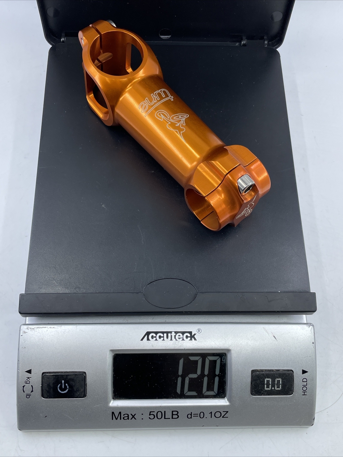 NOS TUNE Germany Road Stem ORANGE 95mm 26.0 Clamp 10° 1-1/8″ Alloy NEW IN BAG