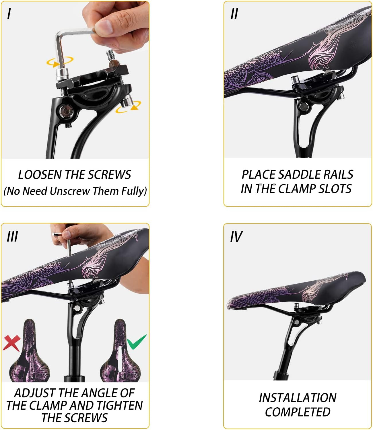 Suspension Seatpost 27.2 – 33.9 400Mm, Adjustable Two-Way-Bolt Clamp, Reduce Win