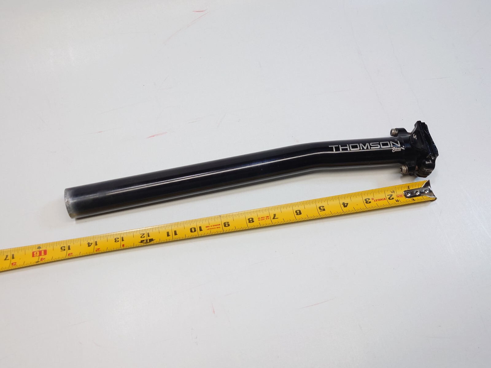 Thomson Elite Bike Bicycle Seatpost Setback 30.9 x 367mm Black