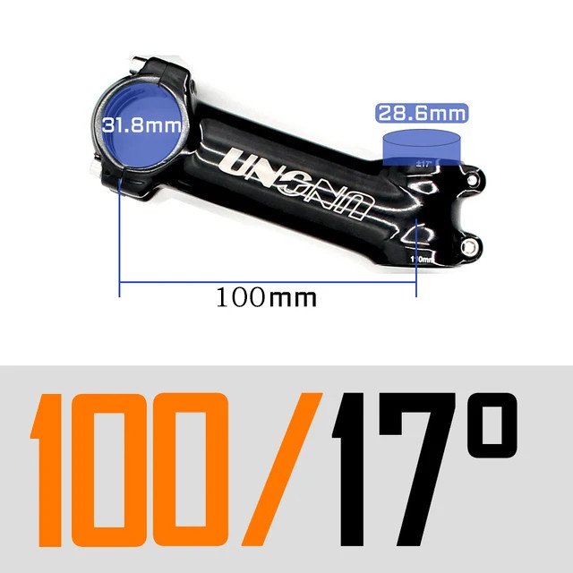 Road Bicycle Stem Ultralight 7 17 35 Degree MTB Stem Fork 28.6 31.8mm 60-130mm