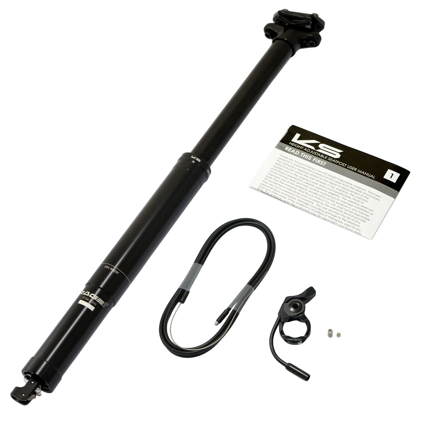 Kind Shock KS Rage-i 34.9x535mm Travel: 190mm Remote Dropper Seatpost