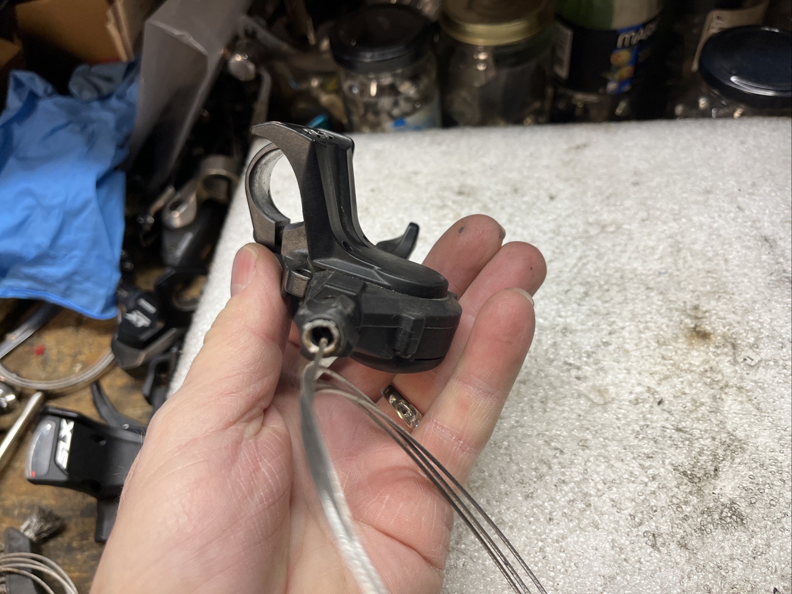 Left Front Shimano SLX SL-M660 3 Speed Trigger Shifter