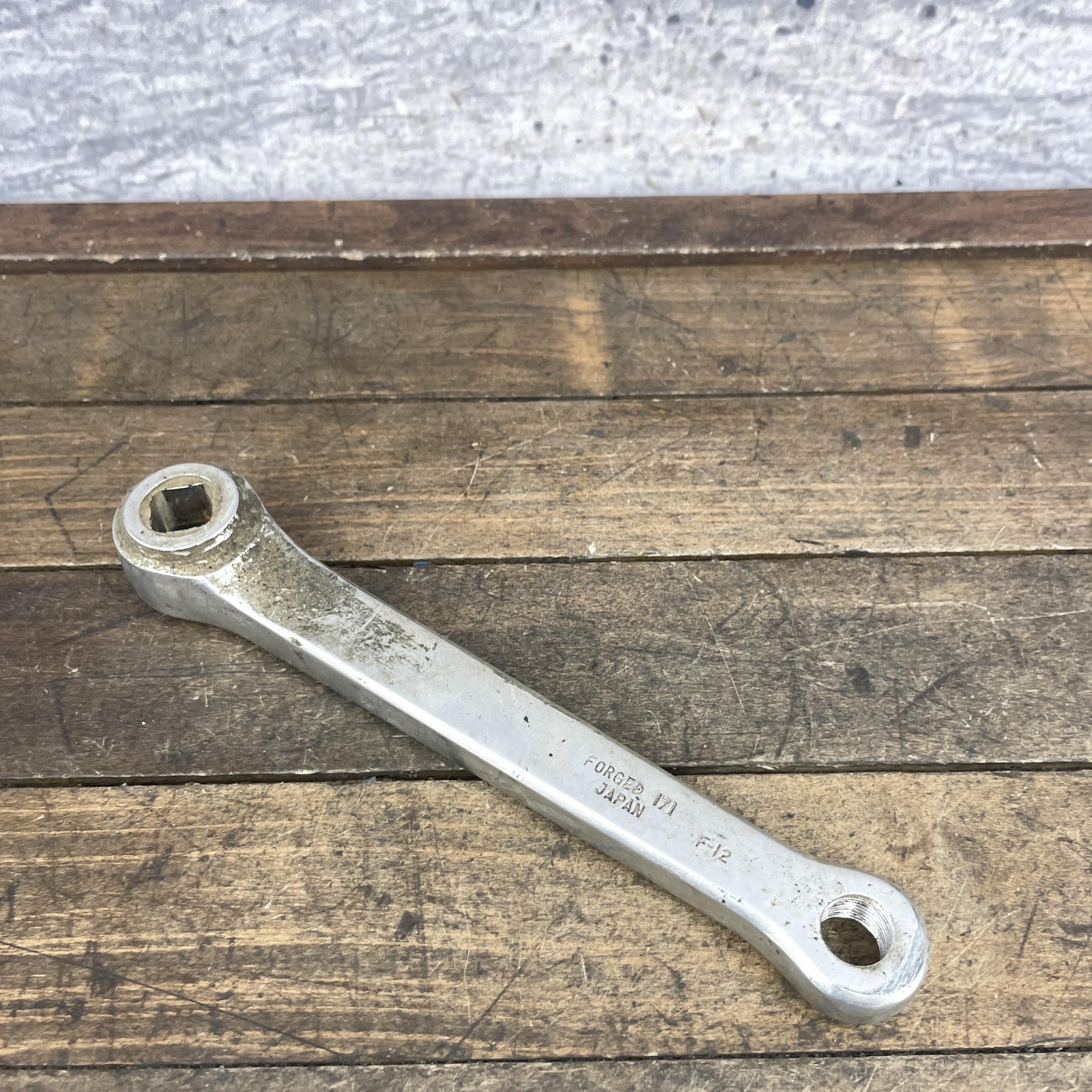 Vintage Fuji Left Crank Arm 171mm Sugino Maxy Japan Road MTB Touring Bike