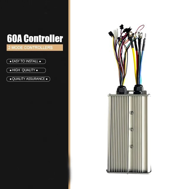 E-bike Controller 48V-72V 1000W-3000W 60A Dual Mode Sine Wave Motor SM Plug – US