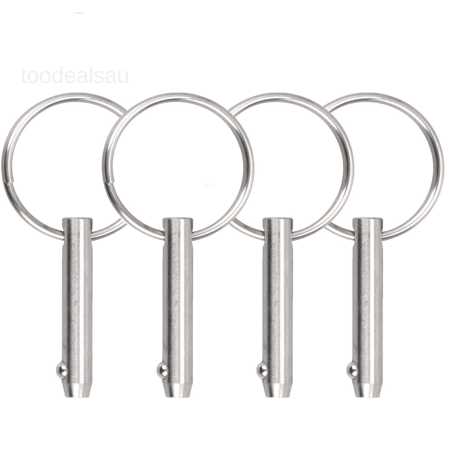Quick Release Pin Bimini Top Diameter 0.25 4 Pieces