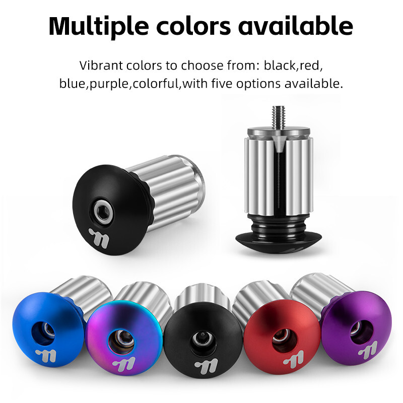 WEST BIKING Bicycle Handlebar Grip Cover MTB Road Bike Bar End Cap Plugs