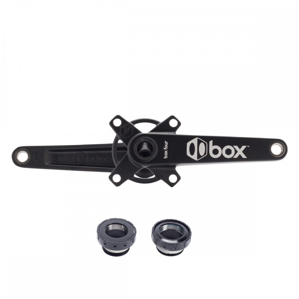 Box Four Bmx Crankset 160mm/165mm/170mm Black with BB