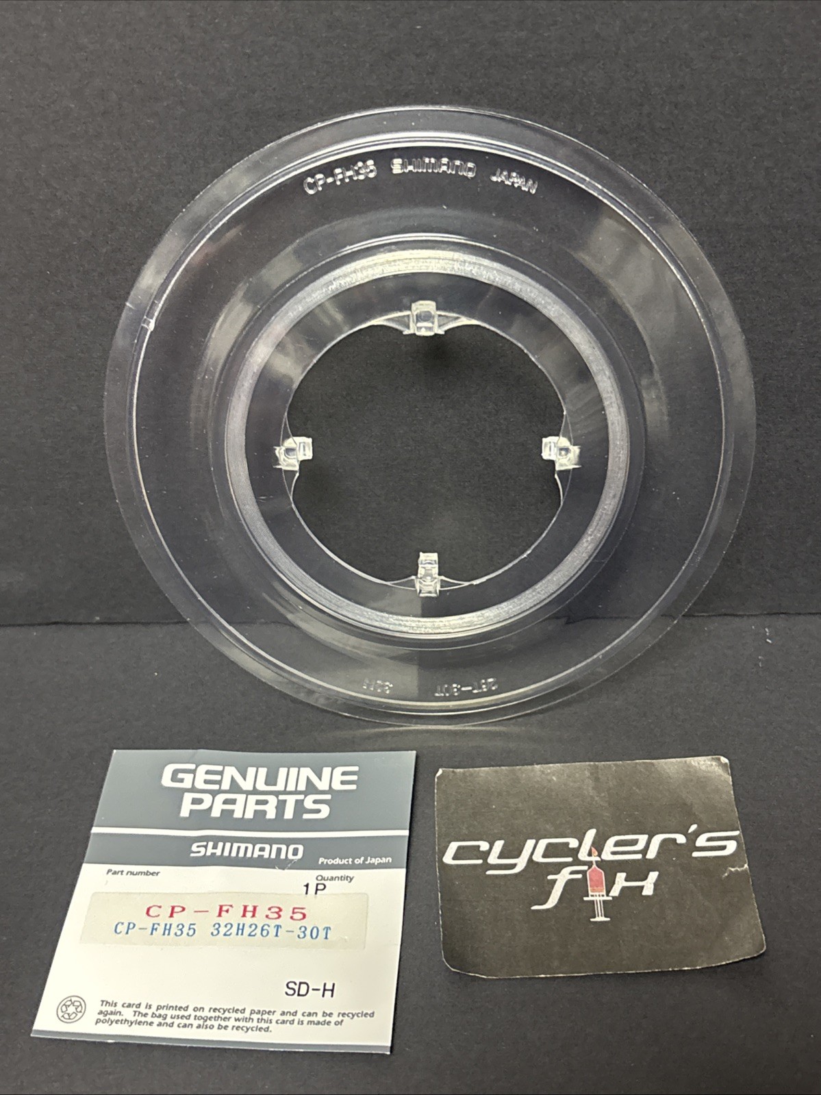 NOS Shimano CP-FH35 Clear 32H Spoke Guard Protector 26-30tooth Road Bike Touring