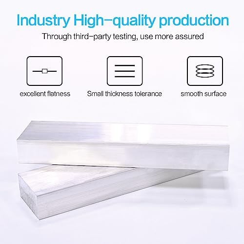 » (25mm) X 2″(50mm) Square Aluminum Flat BAR 8″ Long 1x2x8 inch 1 1″x2″x8″-1PCS