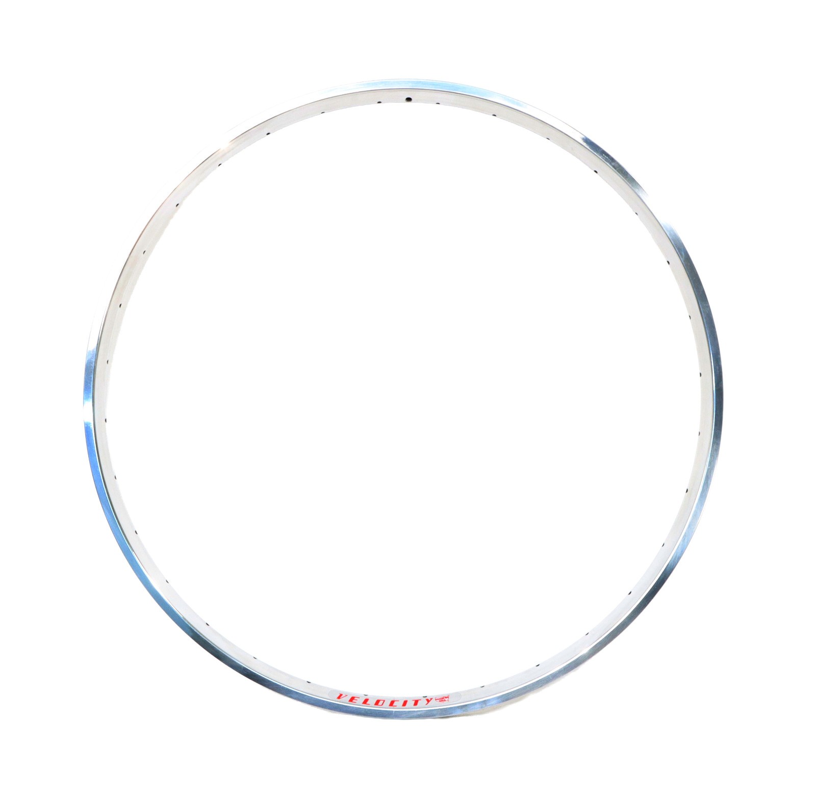 Velocity A23 Alloy Off-Center Bike Rim 650b 32H NMSW Silver NEW NOS Made in USA