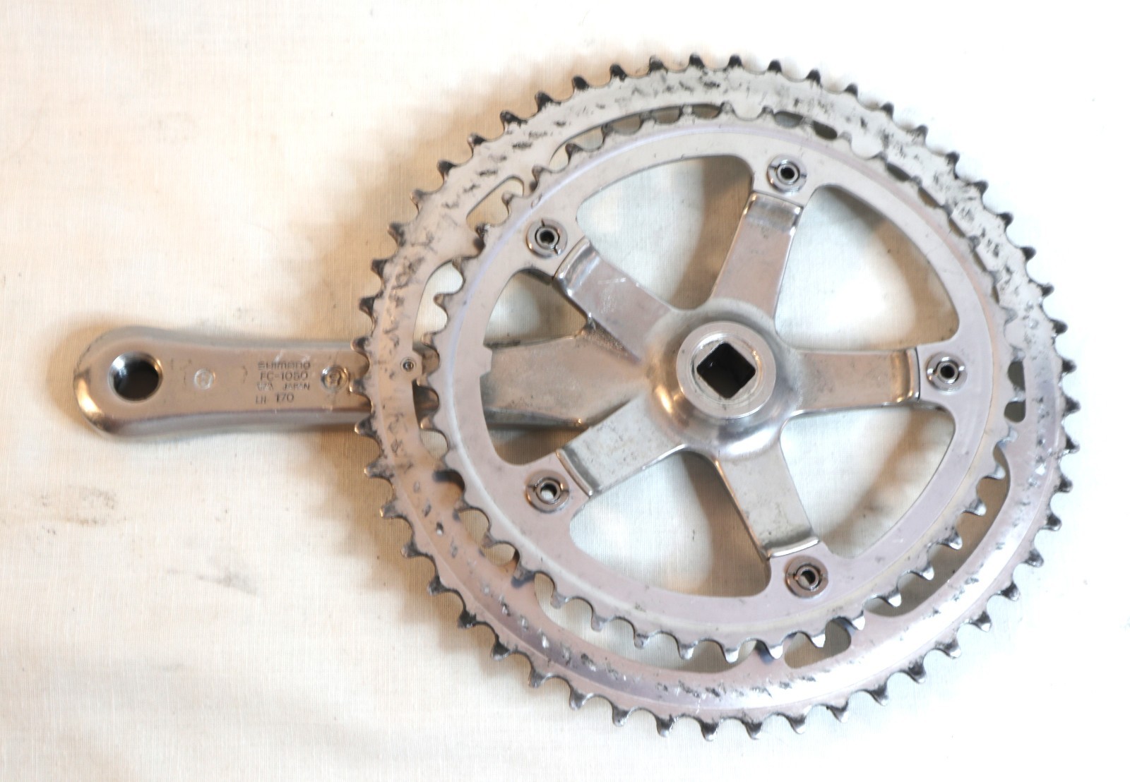 Shimano 105 Biopace FC-1050 170mm Arm 52/42t Chainring Crankset