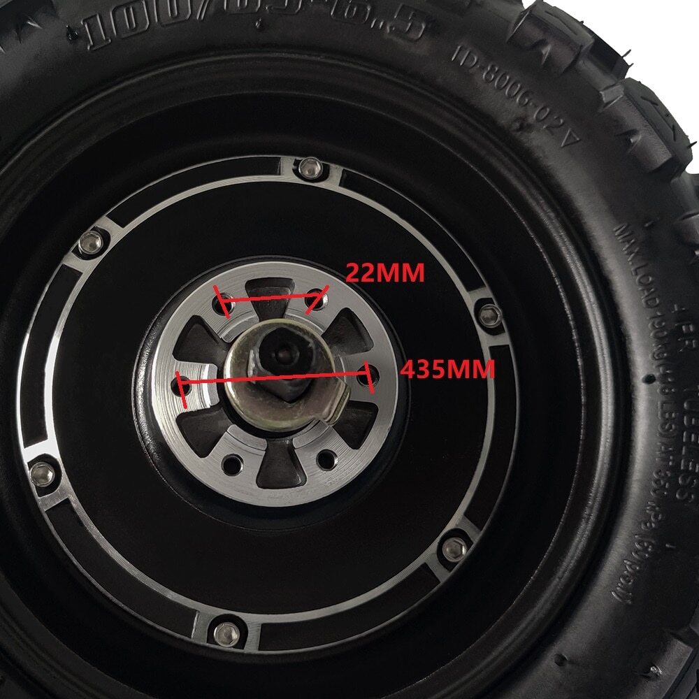11 Inch 60V 3000w Hub Motor Off-road Tyre For Electric Bicycle Scooter Wheel