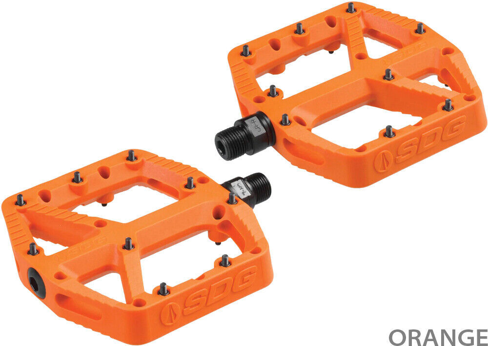 SDG Comp Pedals – Composite Bicycle Bike Platform Pedals 9/16″ – 5 Colors