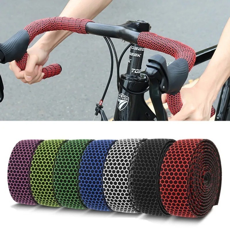 Silica Gel Shock Handle Absorption Bike Handlebar MTB Road Bicycle Tape Wrap UK*