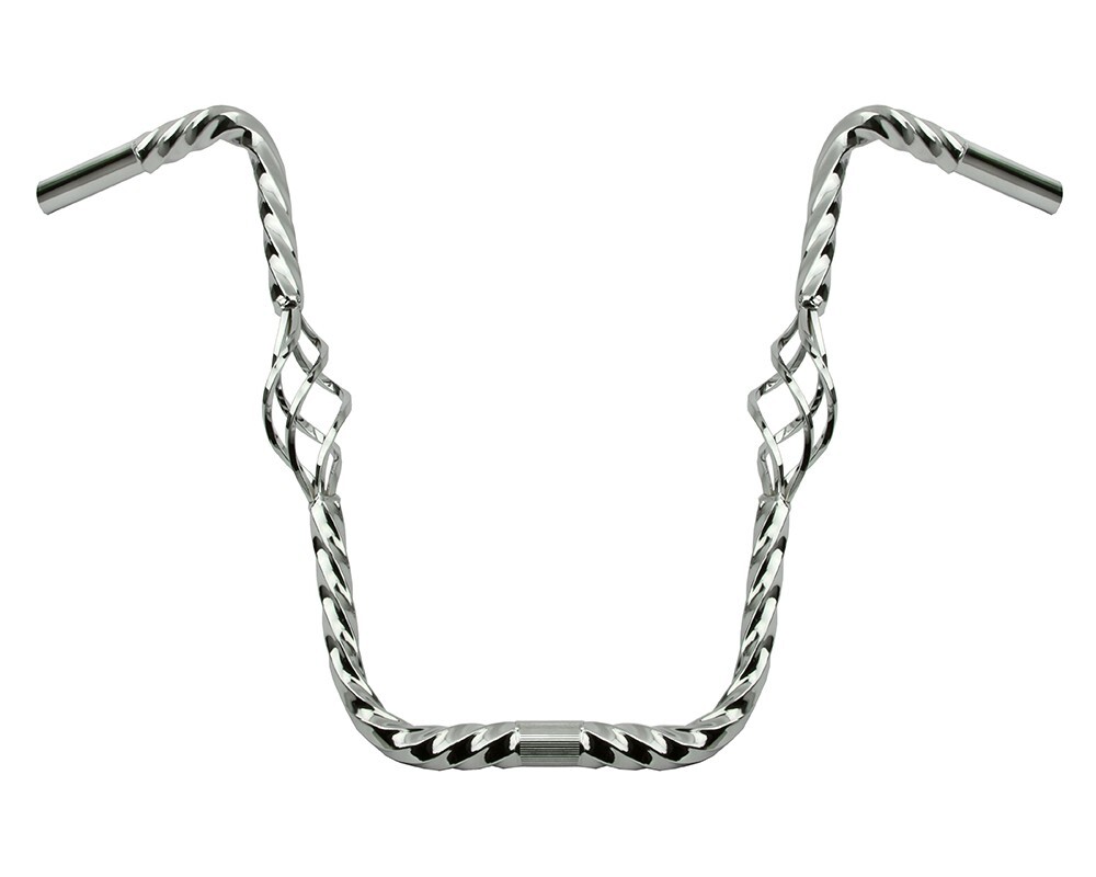 Twisted Cage Handlebar 16″ 25.4mm Chrome Lowrider Bike Cruiser Bicycle Chopper.