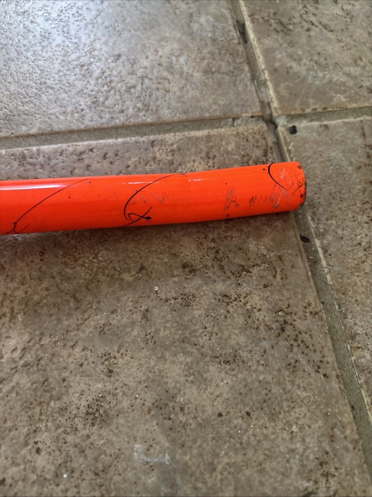 Grove Innovations Orange Splatter One Piece Bar Quill Stem 24” 22.2 High Rise