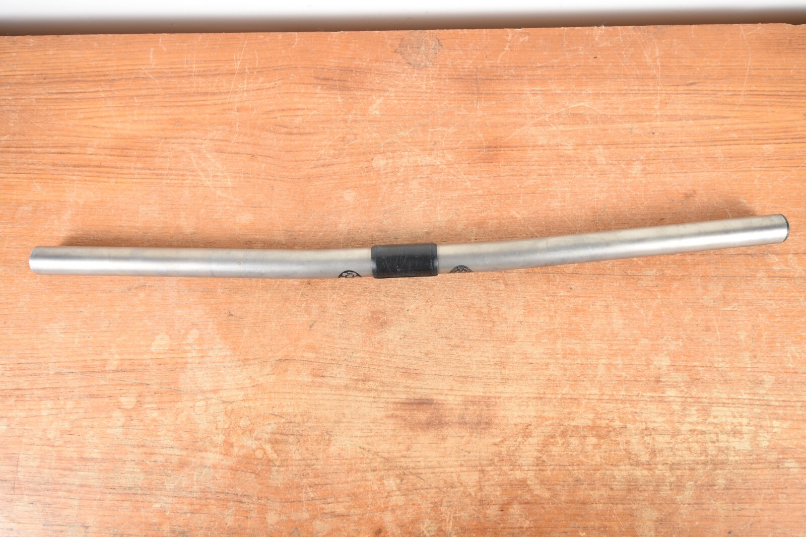 Vintage Bontrager Titec 560mm Titanium Flat Handlebar 22.2mm X 25.4 Shim