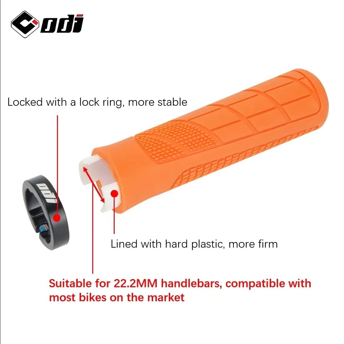 Bicycle Grips Lock-on Mtb Bike Handlebar Cover Anti-slip Mountain Bike – USA