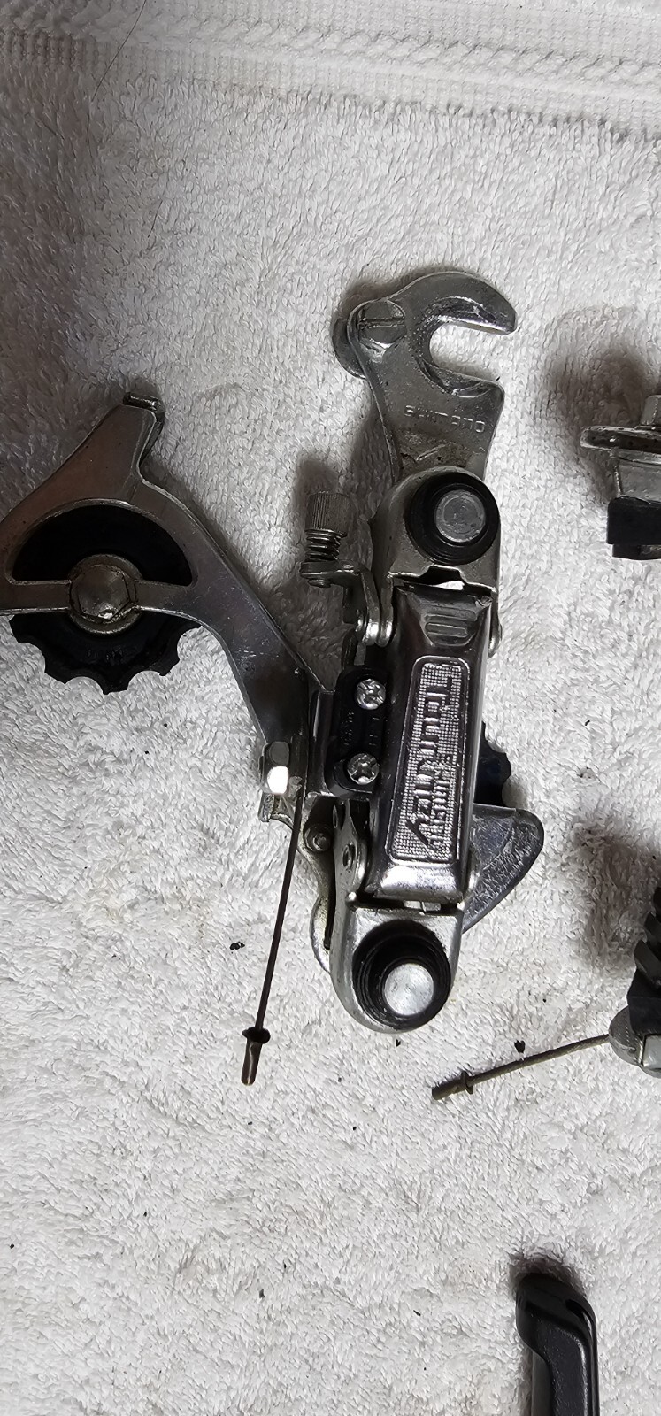 Vintage Shimano Shimano Lot Tourney Deraileurs SL-MT36 MT50 Resentel Levers