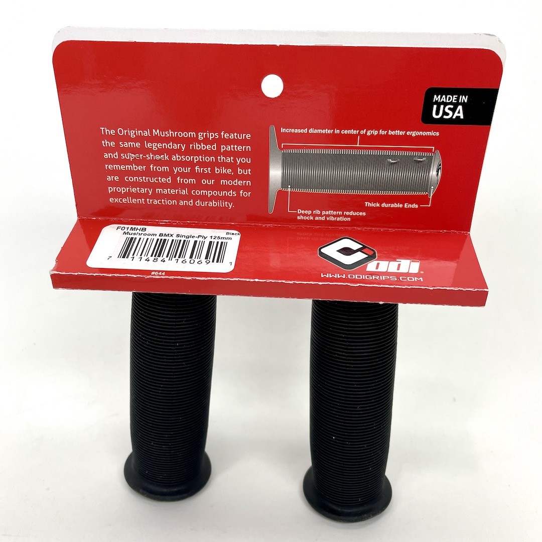 ODI Mushroom Single Ply Grips Black