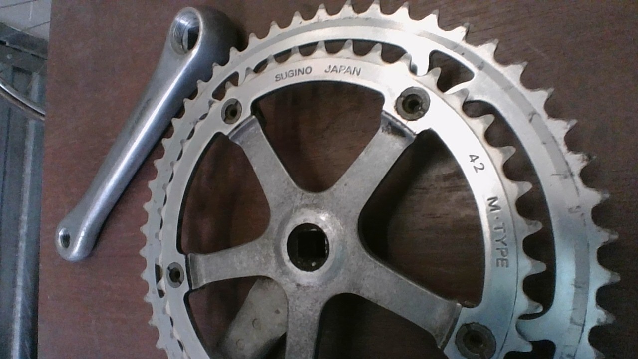 SUGINO A5 Cranks and Sprocket 170’s 52/42