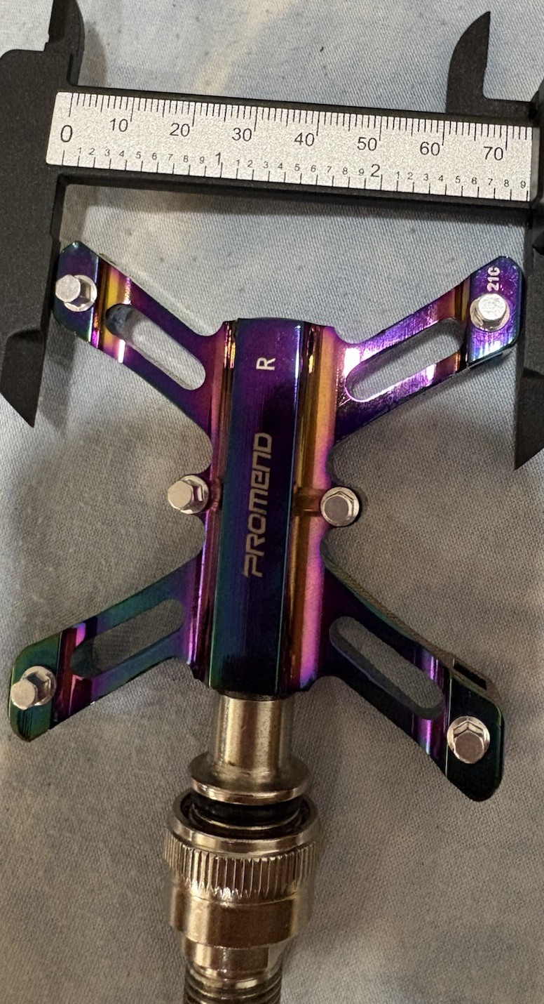 Promend Quick release Al Pedals MTB , Gravel , BMX , Urban 9/16