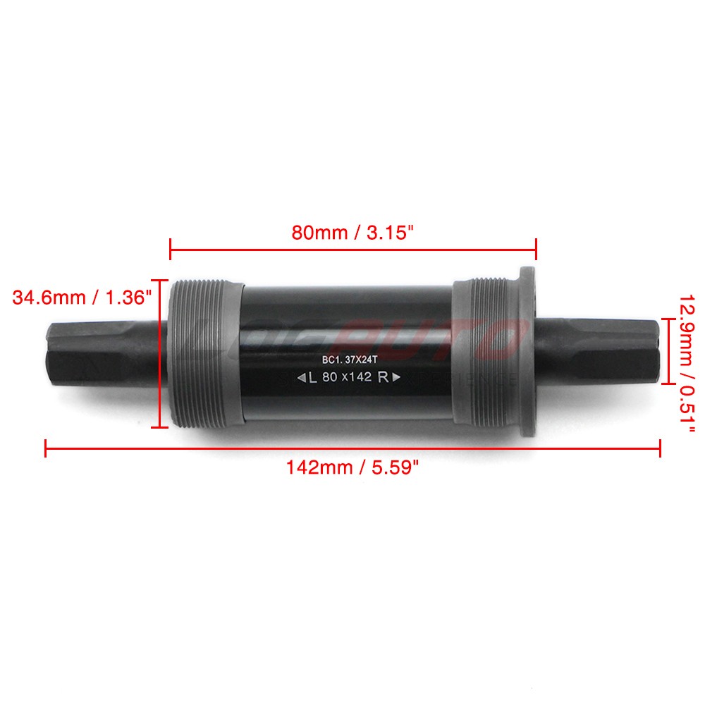 Bicycle Bottom Bracket Square Taper Sealed Bearing Bike 68mm 80mm 100mm Crank BB