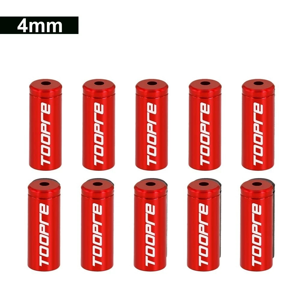 10pcs Aluminum Bicycle Cable Housing End Caps 4mm 5mm MTB Road Bike Brake Shifte