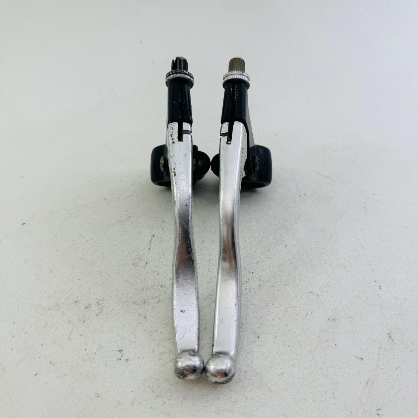Chang Star Brake Levers Pair 22.2mm 4-Finger Silver Black BMX MTB Cruiser A98