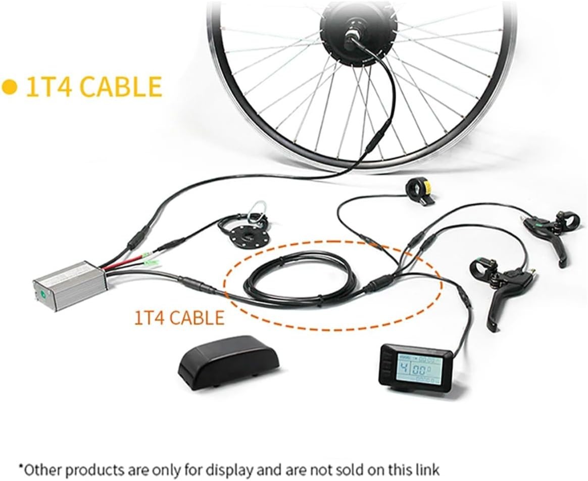 1T4 Waterproof Electric Bike Extension Cable 105cm – Enhance E-bike Connections