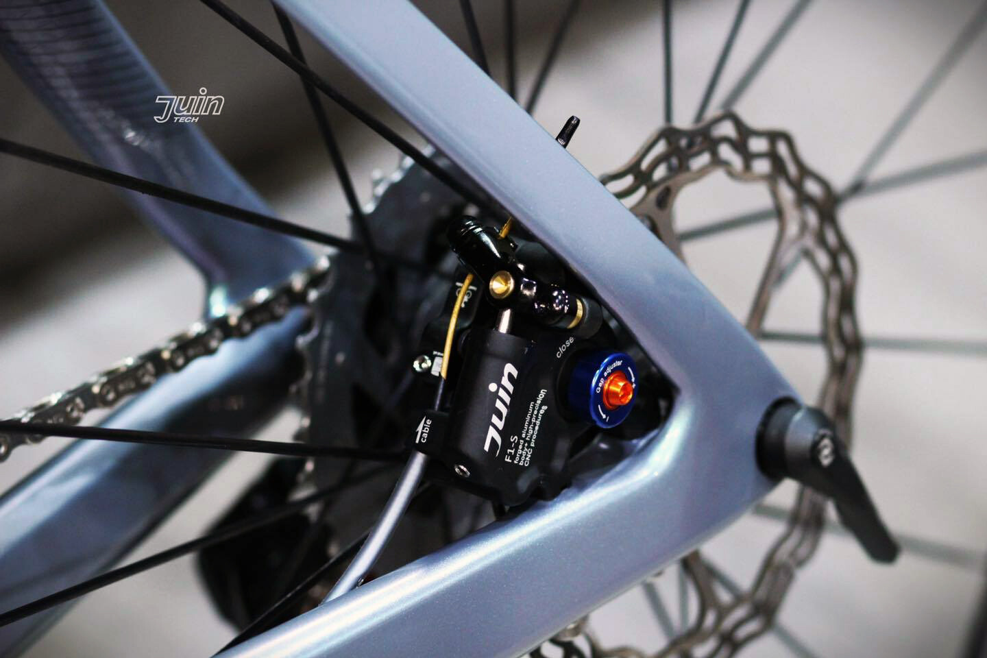 Juin Tech GTF6 Cyclocross Gravel Bike 6-Piston Hydraulic Brake Caliper Set