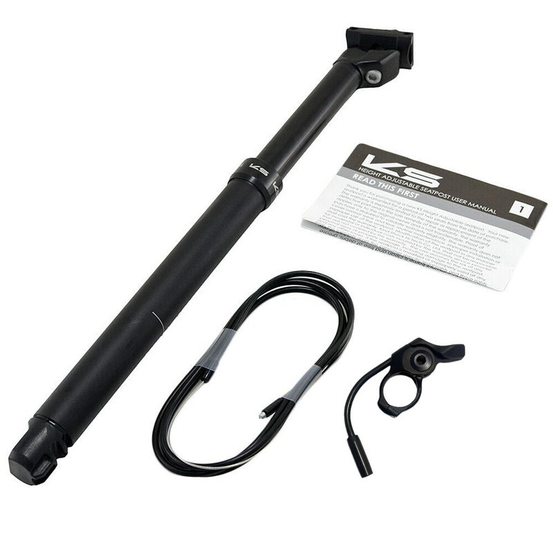 Sale~Kind Shock KS ETEN-I 30.9x385mm Remote Dropper Seatpost Travel 100mm.