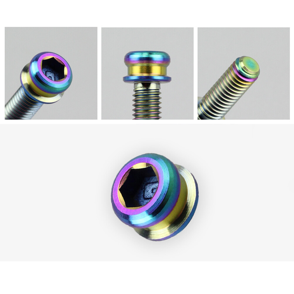 M5x10/12/14/16/18/20/25mm cylindrical head bolt ti Titanium screws ultra light
