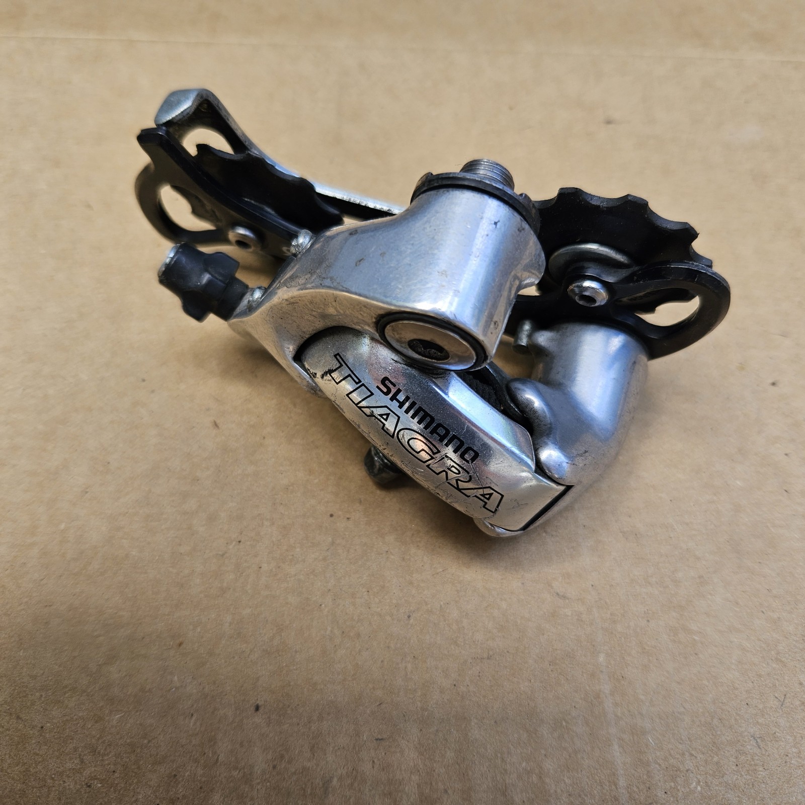 Shimano Tiagra 9 Speed Rear Derailleur Road Bike Long Cage RD-4400 Silver Japan