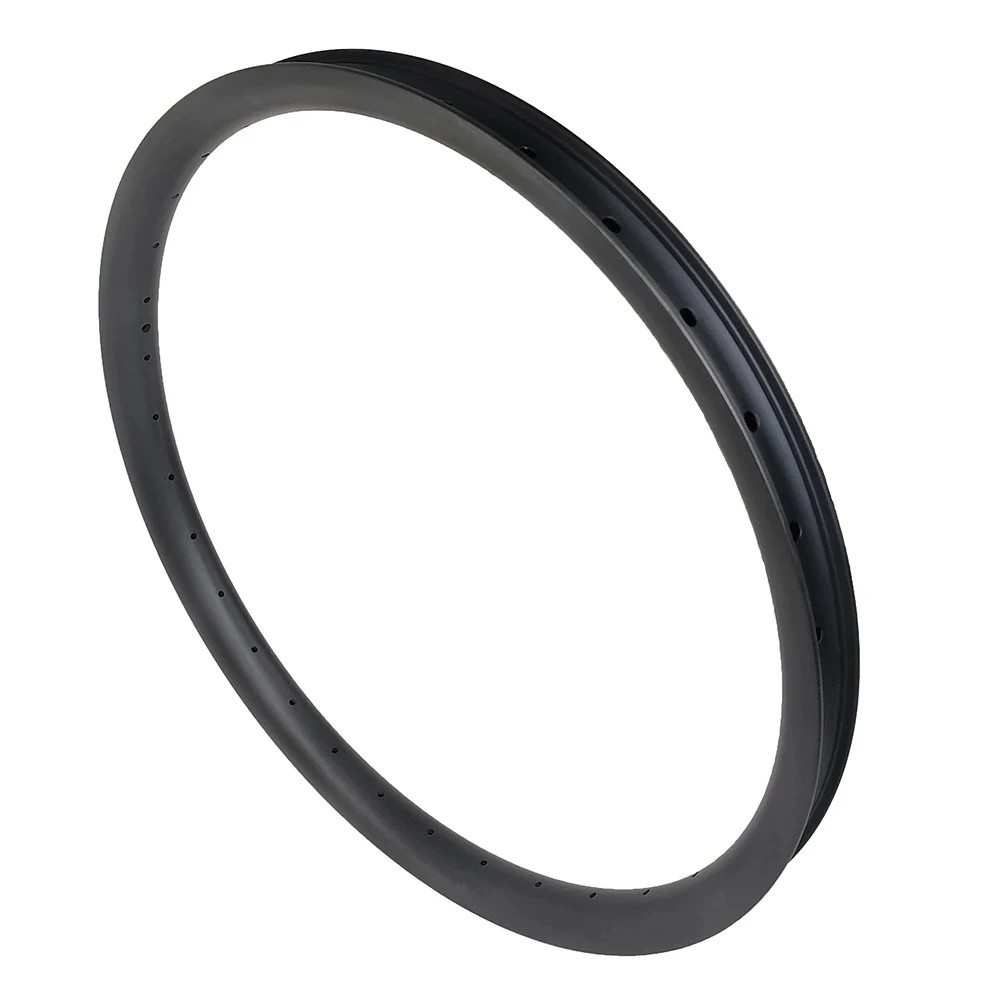 24er MTB BMX Bicycle 30x30mm Carbon Rim Tubeless Clincher UD Matte Glossy Ring