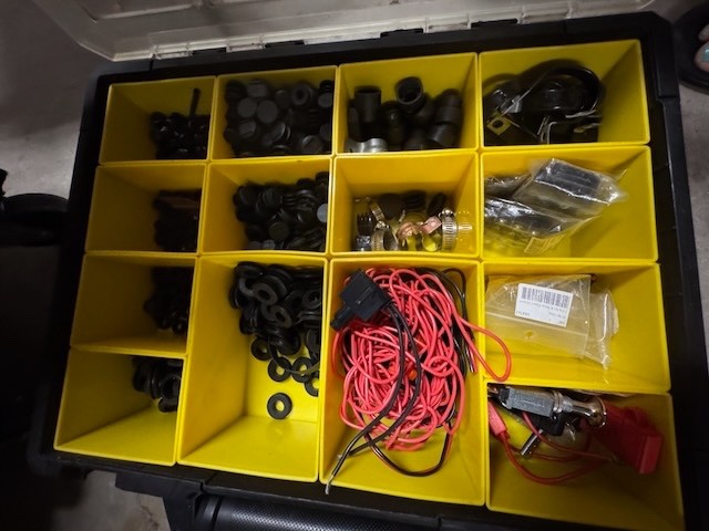 Lg Lot of Rubber Gaskets Connectors Misc Electric Bike mechanic parts as shown