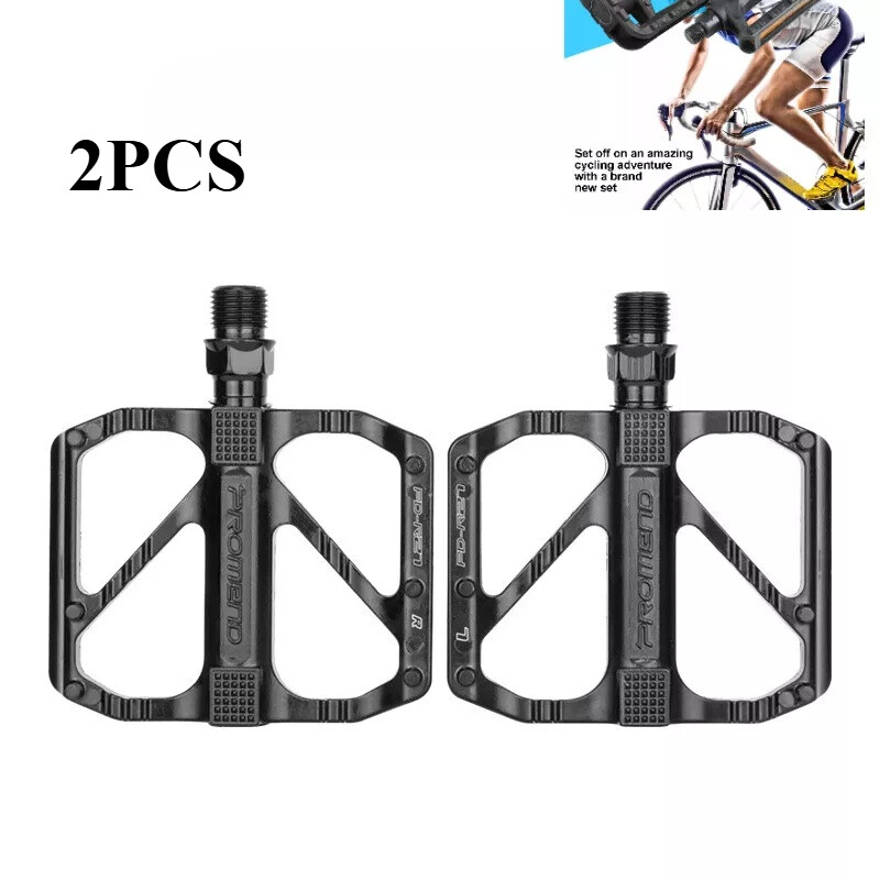 US Bike Pedals 9/16″ Electric Bicycle Pedals Pair Black Sealed Bearing Non-slip