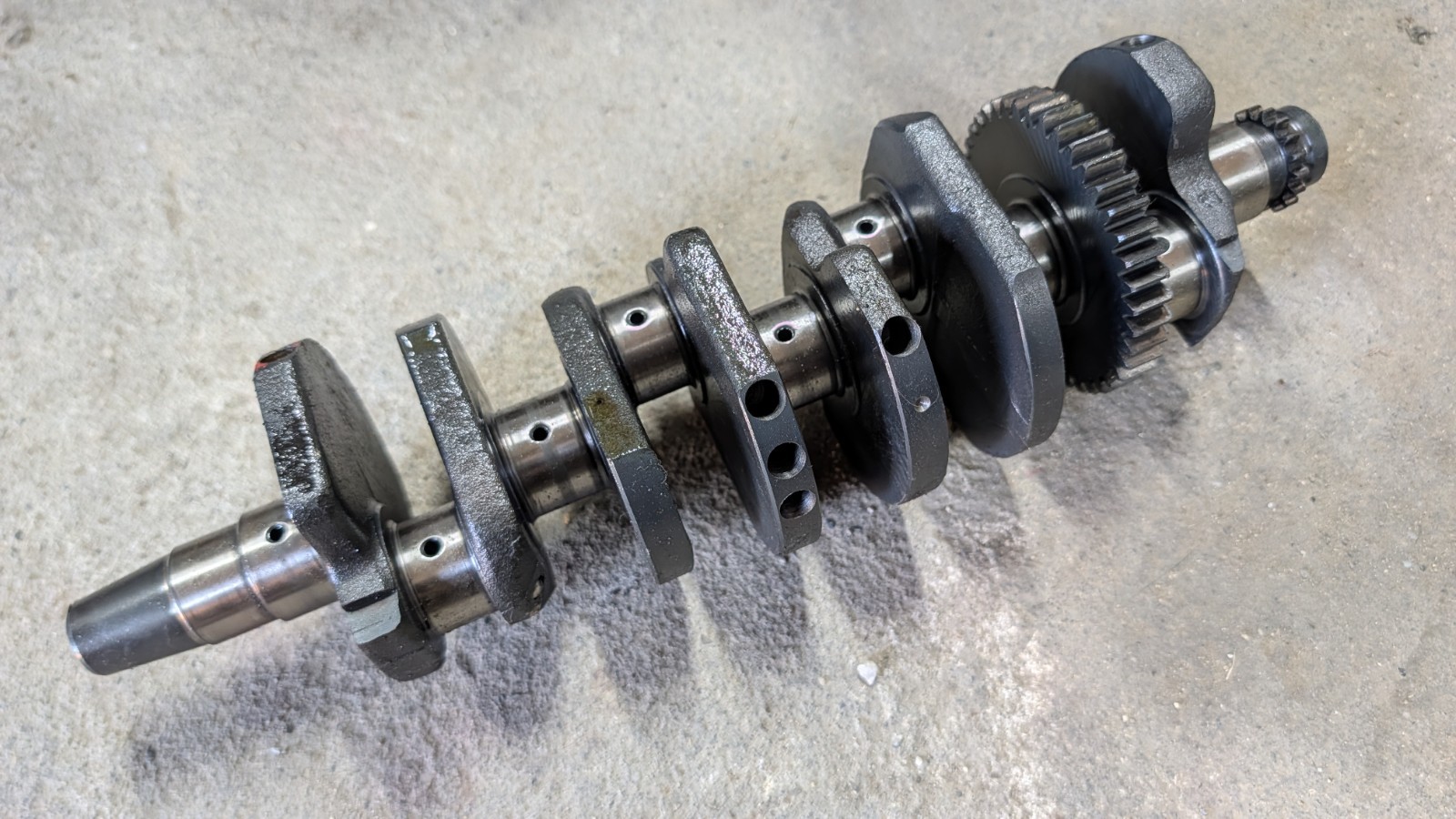 Kawasaki ZX-4 ZX400G Genuine OEM Engine Crankshaft Crank Shaft 38k km Vintage