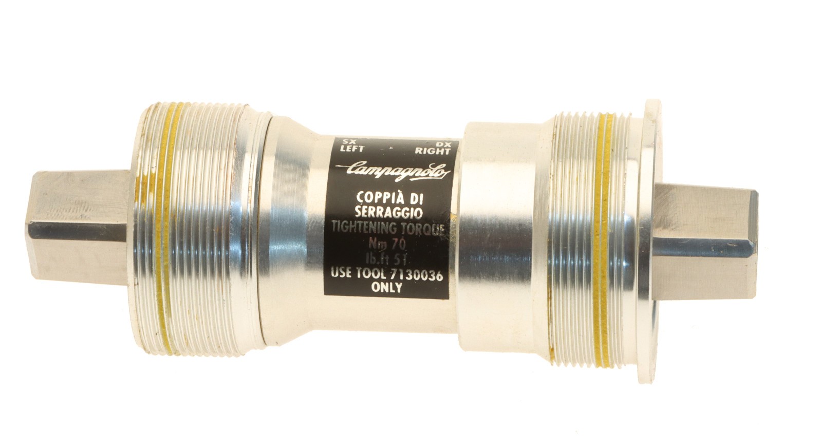 Campagnolo Chorus Bottom Bracket Italian Square Taper 102mm ’96 NEW NOS