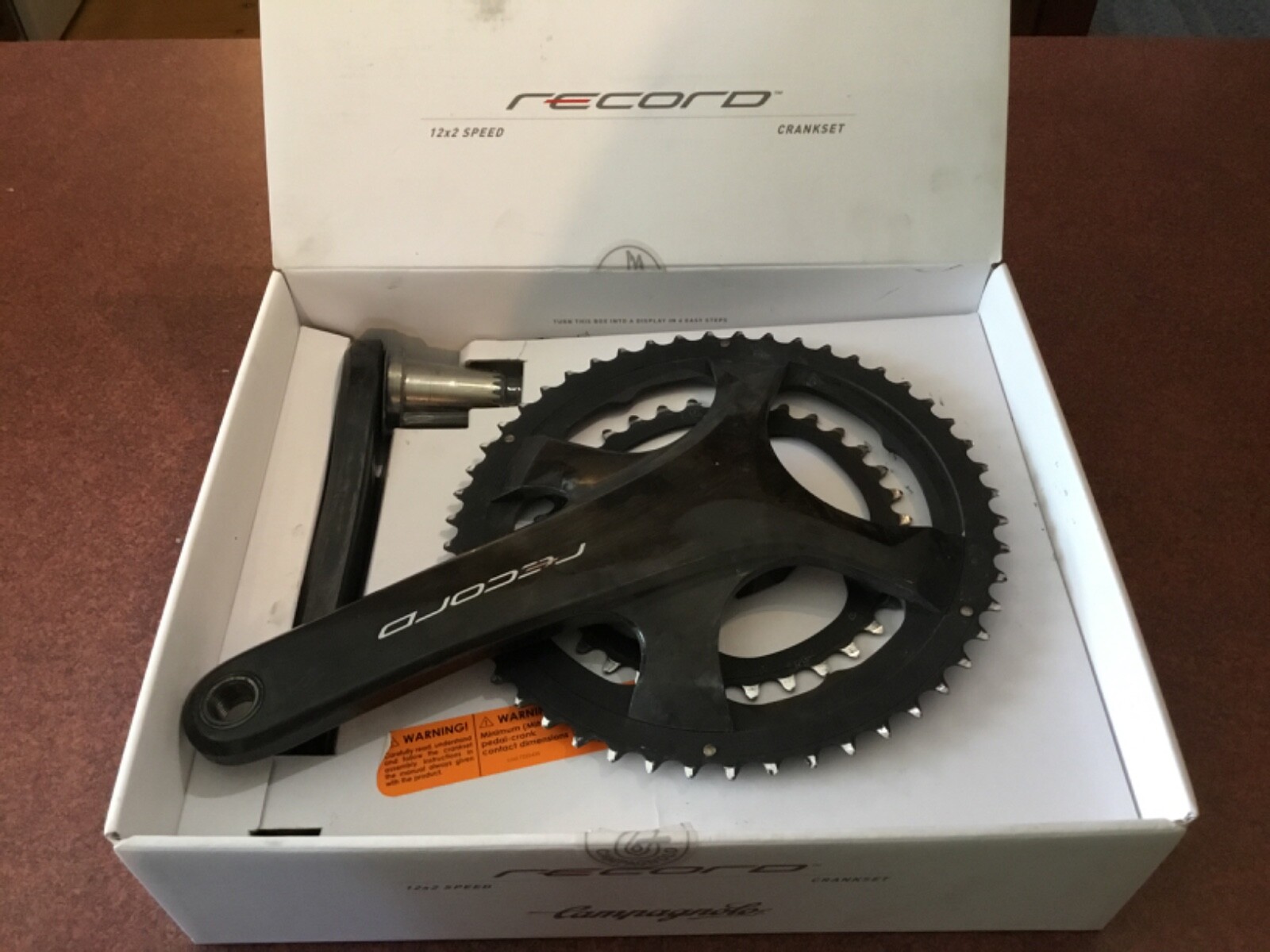 Campagnolo RECORD 12 Speed 34/50 Carbon Crankset