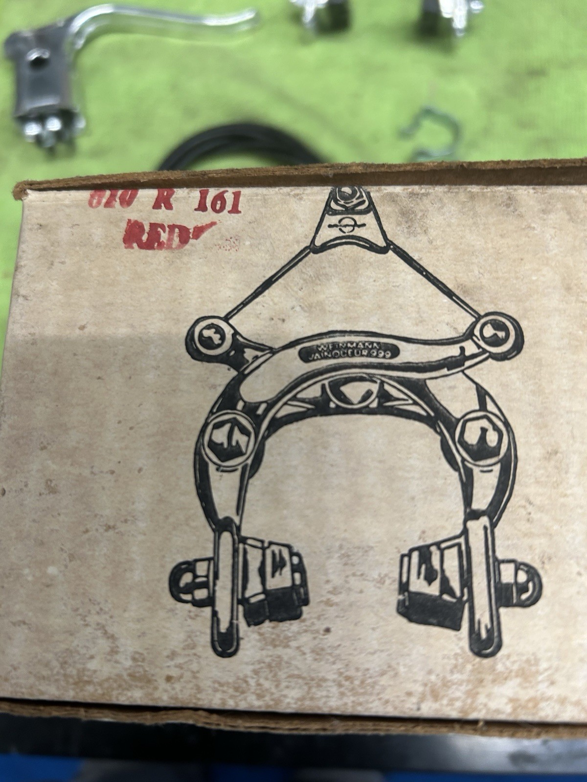 VINTAGE NOS WEINMANN 610 REAR CENTER PULL BRAKE COMPLETE IN ORIGINAL BOX