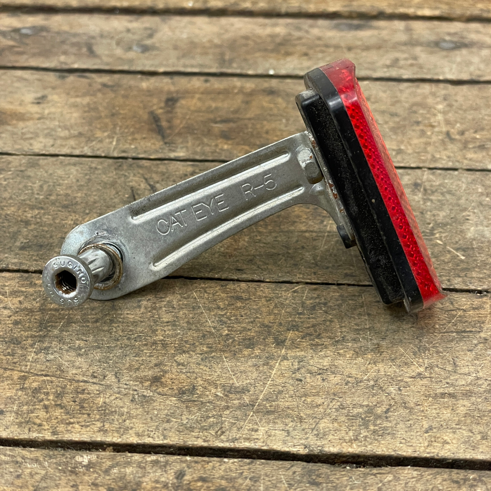 Vintage Sugino Seatpost Clamp Bolt Binder CatEye Reflector RR-290 Lot 80s Bike