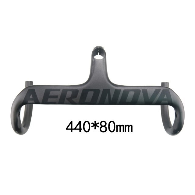 400/420/440mm Bicycle Integrated Handlebar Carbon Fiber Road Bike Drop Bar