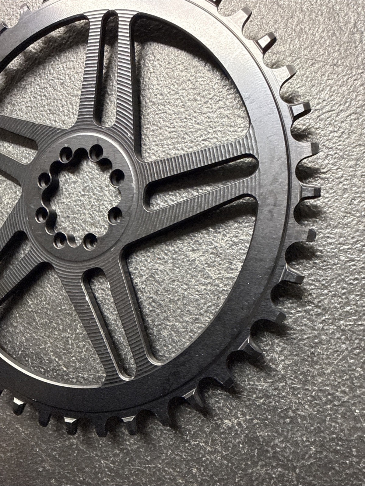 WOLF TOOTH SRAM DIRECT MOUNT 8-BOLT CHAINRINGS 42T, DIRECT MOUNT BLACK