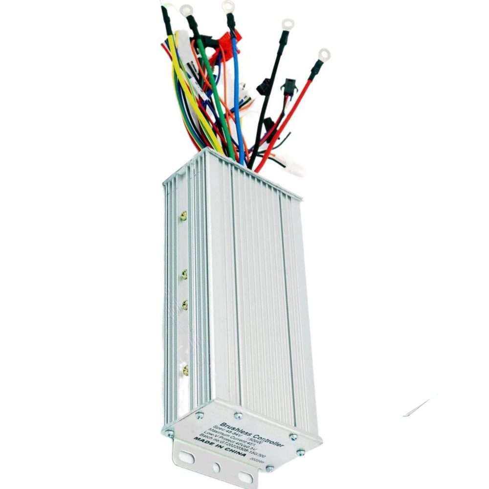 48V-84V Electric Bike Brushless DC Motor Controller 45A 1500W High Power